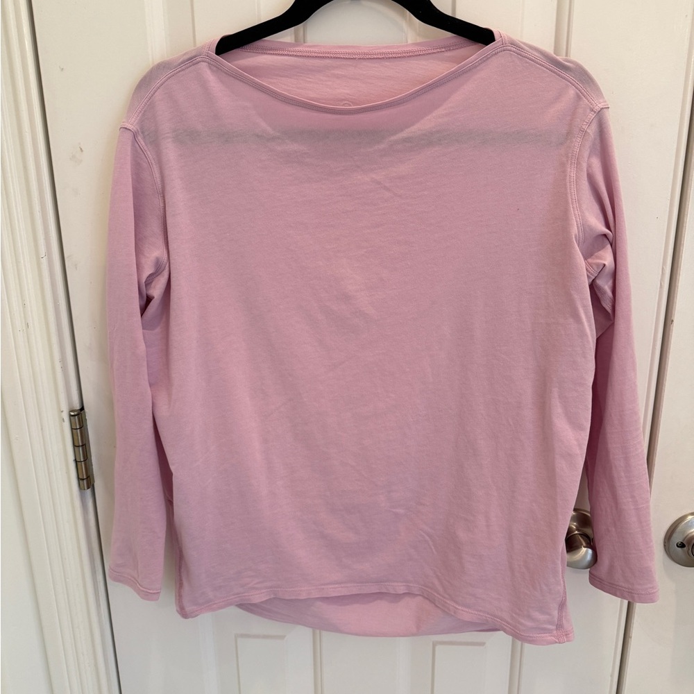 Lululwmon Back in Action Women's Light Pink Long Sleeve Top - Picture 2 of 3